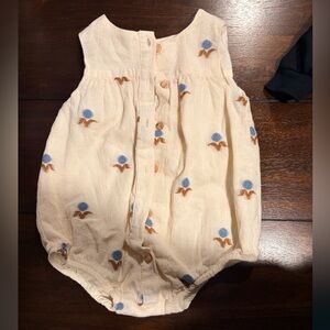 Zara Cream Baby Romper